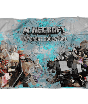 Minecraft Fleece Blanket Minecraft War Modernity Grey Blanket - Lusy Store
