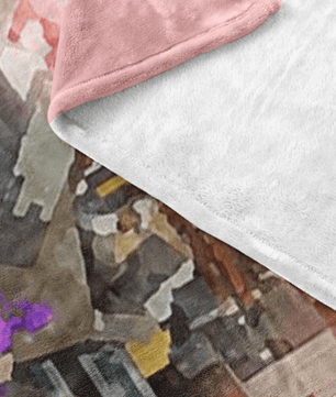 Minecraft Fleece Blanket Minecraft War Pink Blanket LS0795 - Lusy Store