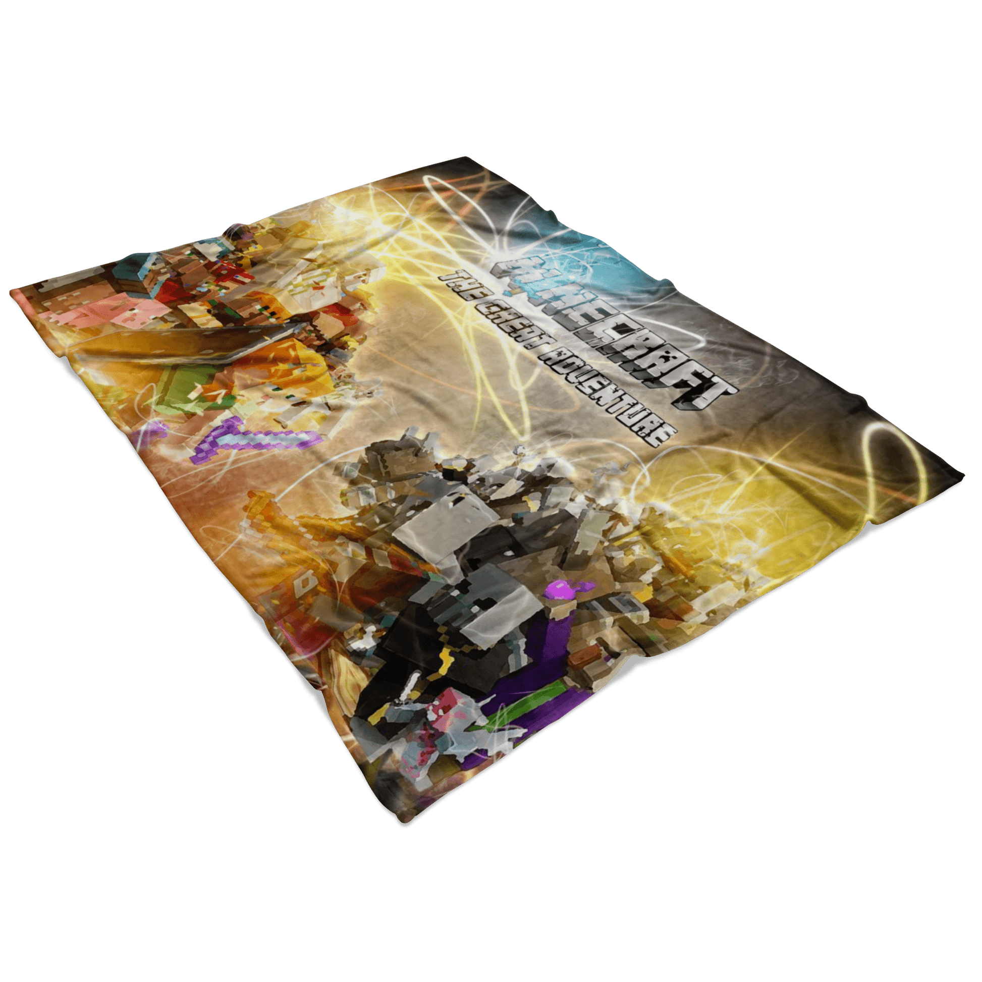Minecraft Fleece Blanket Minecraft War Plasma Colorful Blanket - Lusy Store