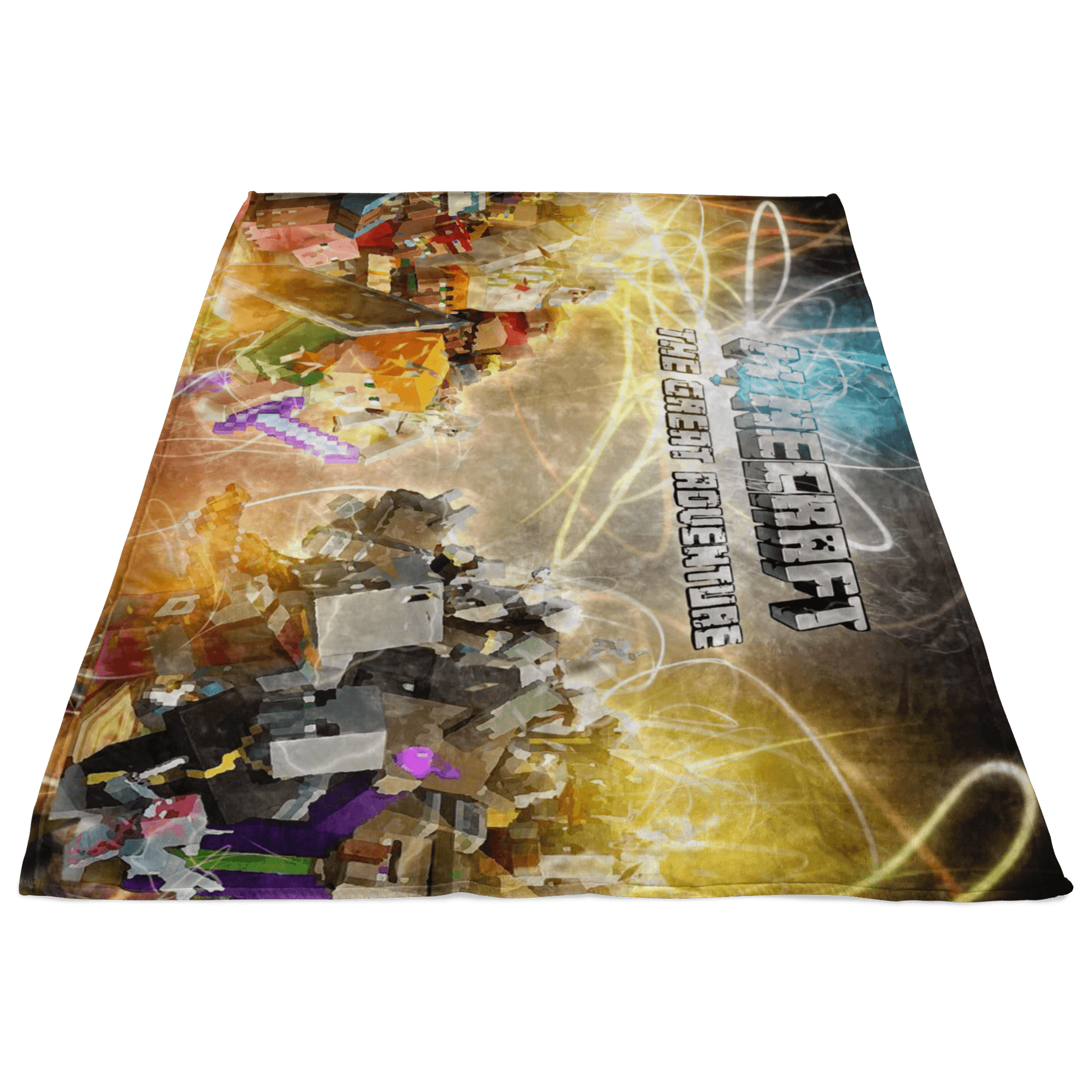 Minecraft Fleece Blanket Minecraft War Plasma Colorful Blanket - Lusy Store