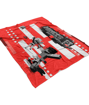 Minecraft Fleece Blanket Modern Red Blanket - Lusy Store