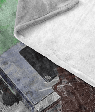 Minecraft Fleece Blanket Modernity Grey Blanket - Lusy Store