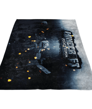 Minecraft Fleece Blanket Mythic Black Blanket - Lusy Store