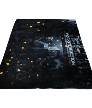 Minecraft Fleece Blanket Mythic Black Blanket - Lusy Store