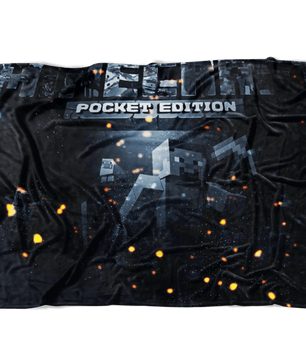 Minecraft Fleece Blanket Mythic Black Blanket - Lusy Store