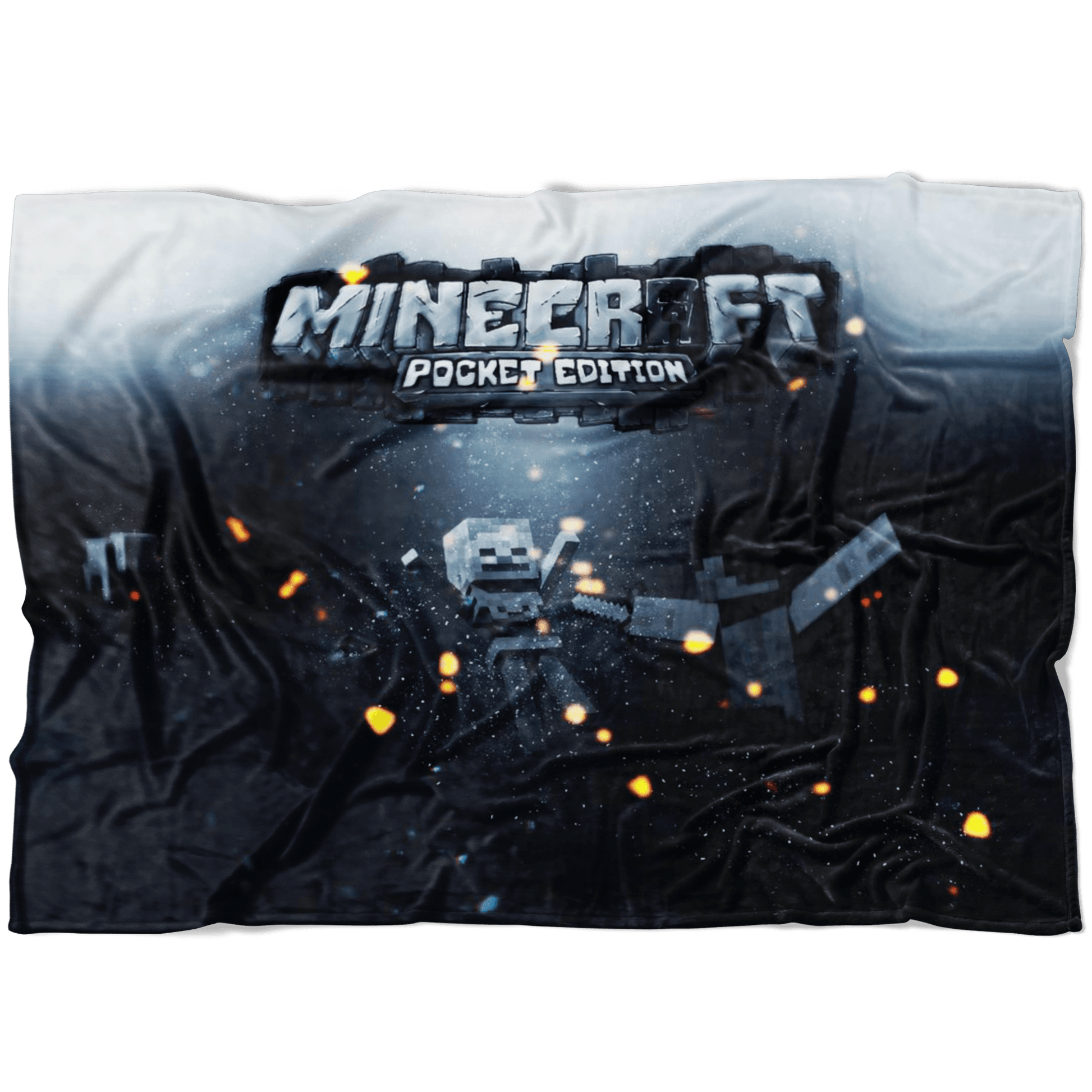 Minecraft Fleece Blanket Mythic Black Blanket - Lusy Store