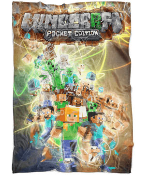 Minecraft Fleece Blanket Plasma Blanket - Lusy Store