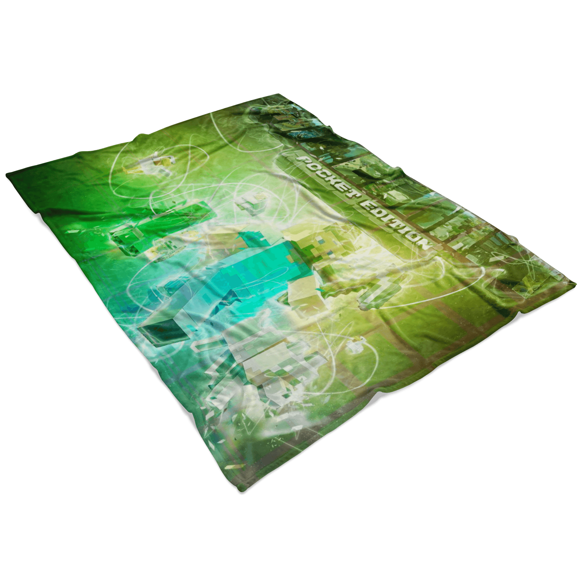 Minecraft Fleece Blanket Plasma Green Blanket - Lusy Store