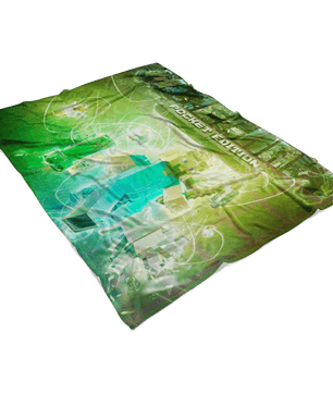 Minecraft Fleece Blanket Plasma Green Blanket - Lusy Store