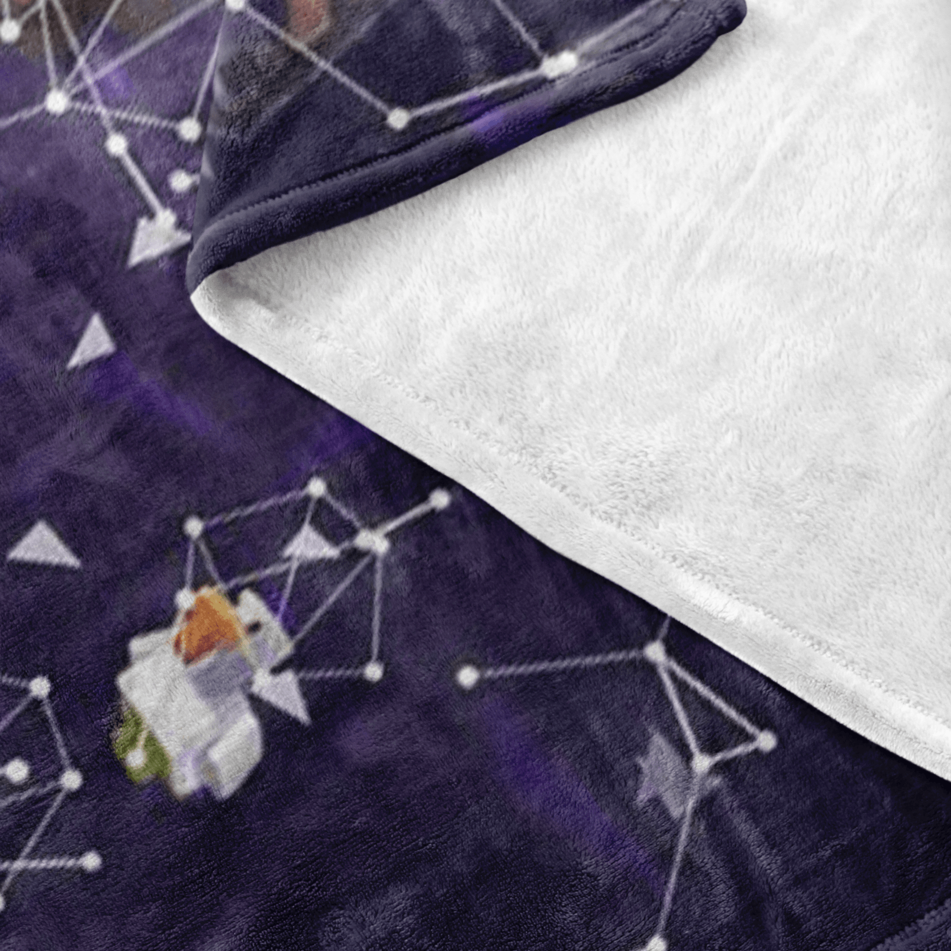 Minecraft Fleece Blanket Plexus Purple Blanket - Lusy Store