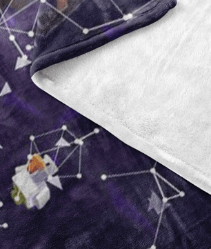 Minecraft Fleece Blanket Plexus Purple Blanket - Lusy Store