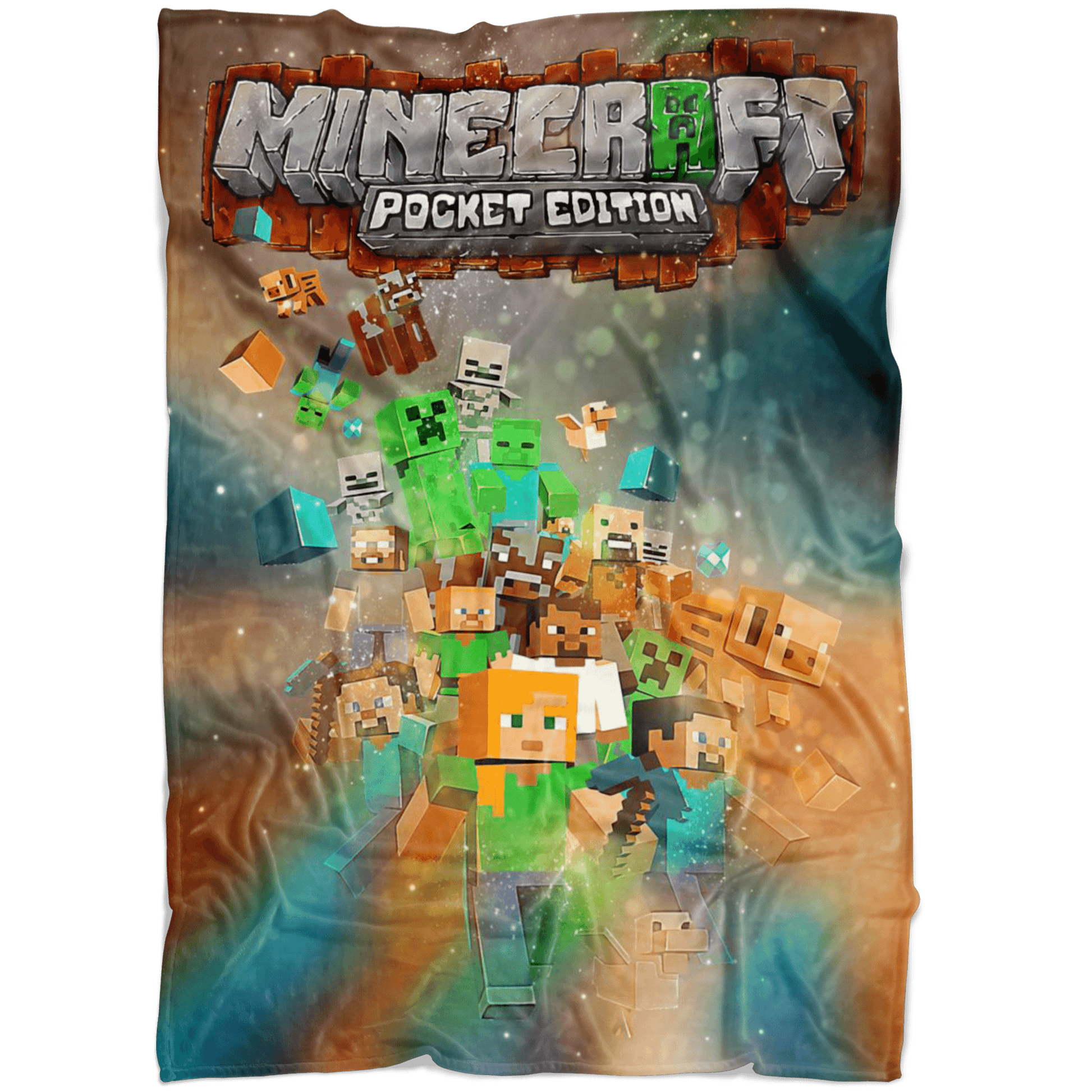 Minecraft Fleece Blanket Portfolium Blanket - Lusy Store