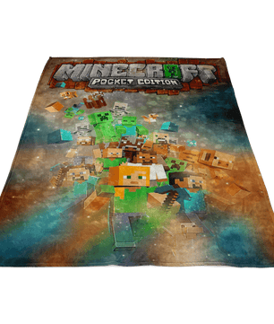 Minecraft Fleece Blanket Portfolium Blanket - Lusy Store