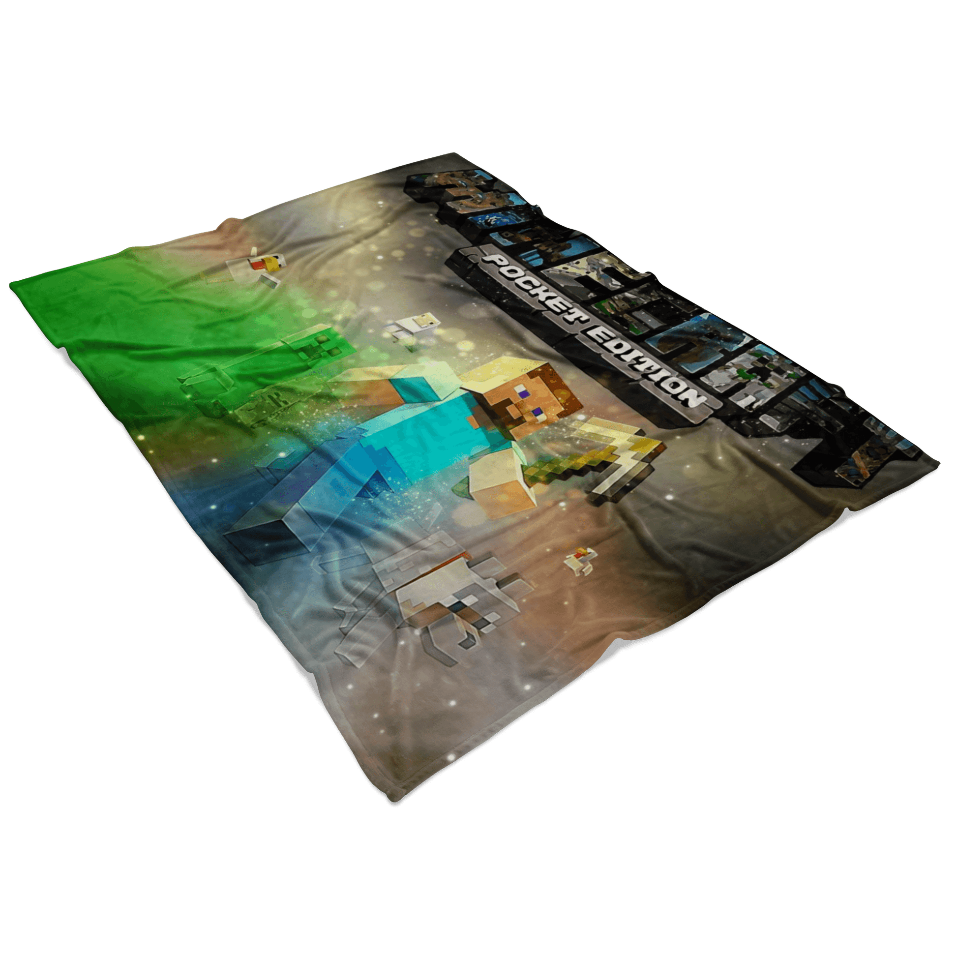Minecraft Fleece Blanket Portfolium Colorful Blanket - Lusy Store