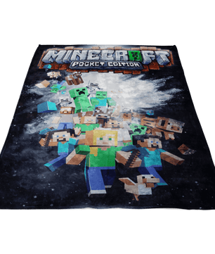 Minecraft Fleece Blanket Powder Explosion Black Blanket - Lusy Store