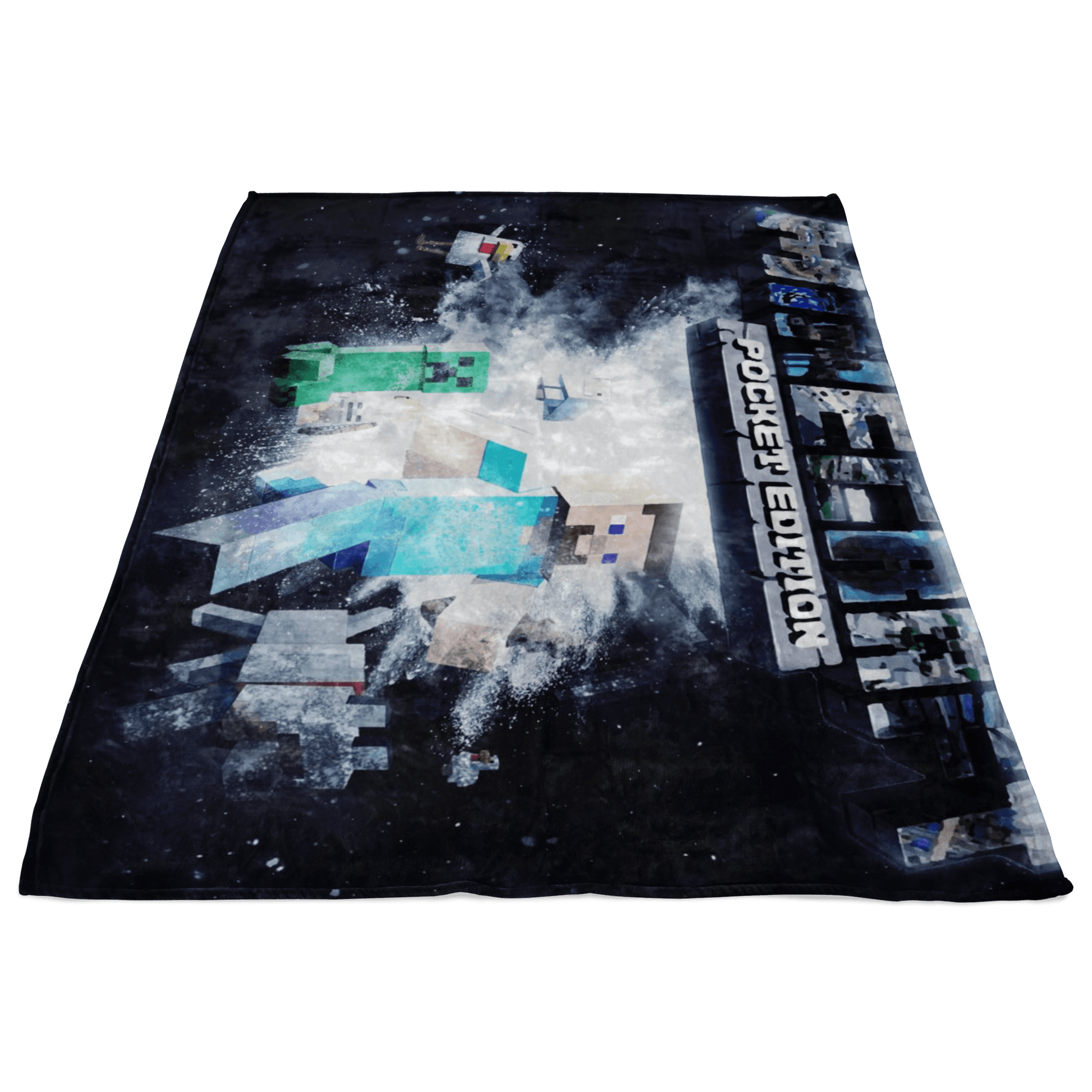 Minecraft Fleece Blanket Powder Explosion Black Blanket - Lusy Store