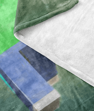 Minecraft Fleece Blanket Rebirth Blue Blanket - Lusy Store