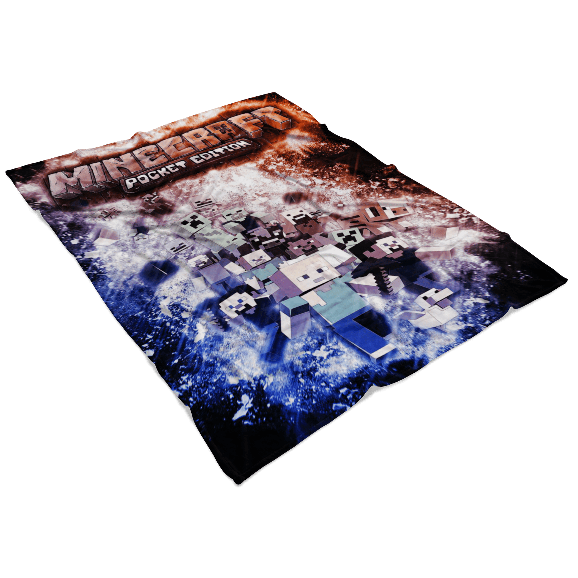 Minecraft Fleece Blanket Revolution Black Blanket - Lusy Store