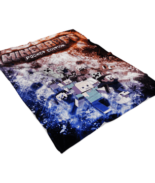 Minecraft Fleece Blanket Revolution Black Blanket - Lusy Store