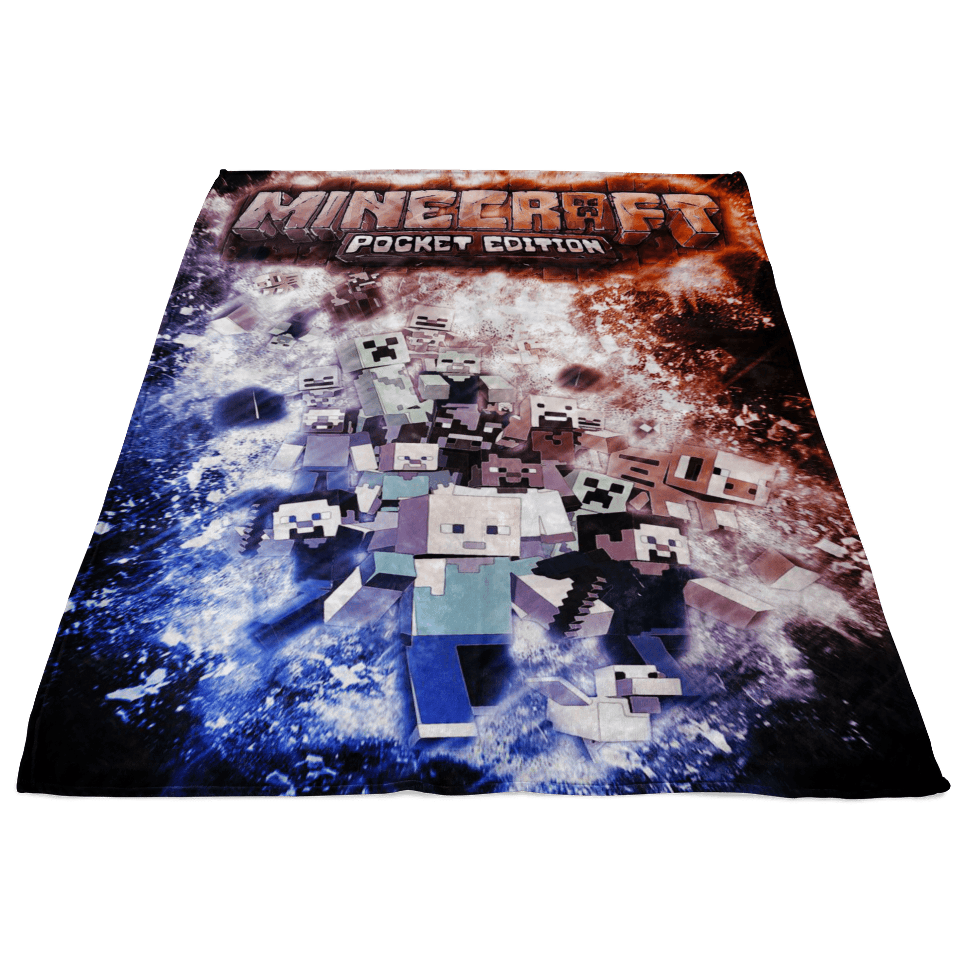 Minecraft Fleece Blanket Revolution Black Blanket - Lusy Store