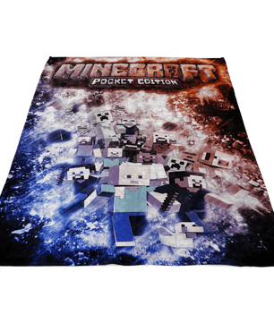 Minecraft Fleece Blanket Revolution Black Blanket - Lusy Store