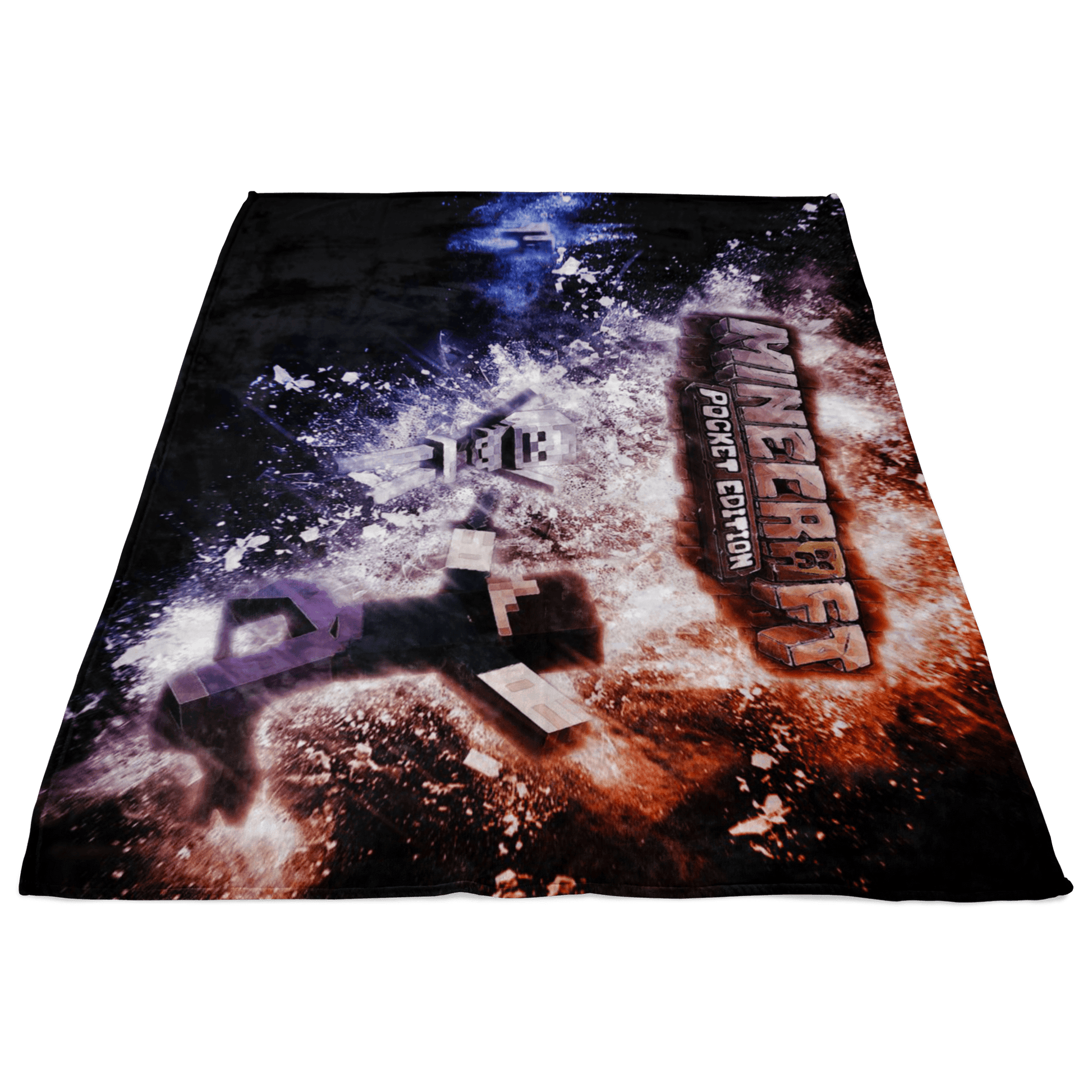Minecraft Fleece Blanket Revolution Black Blanket - Lusy Store