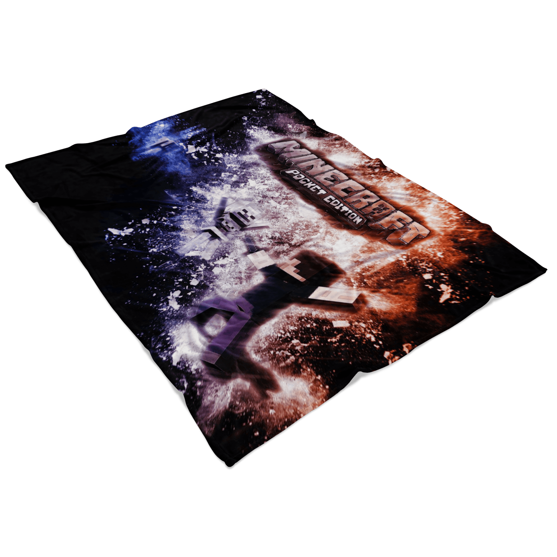 Minecraft Fleece Blanket Revolution Black Blanket - Lusy Store
