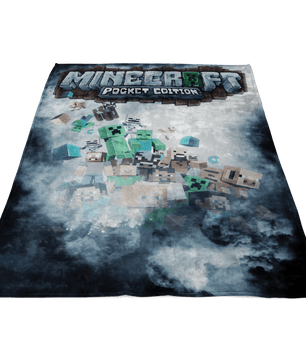 Minecraft Fleece Blanket Rime Black Blanket - Lusy Store