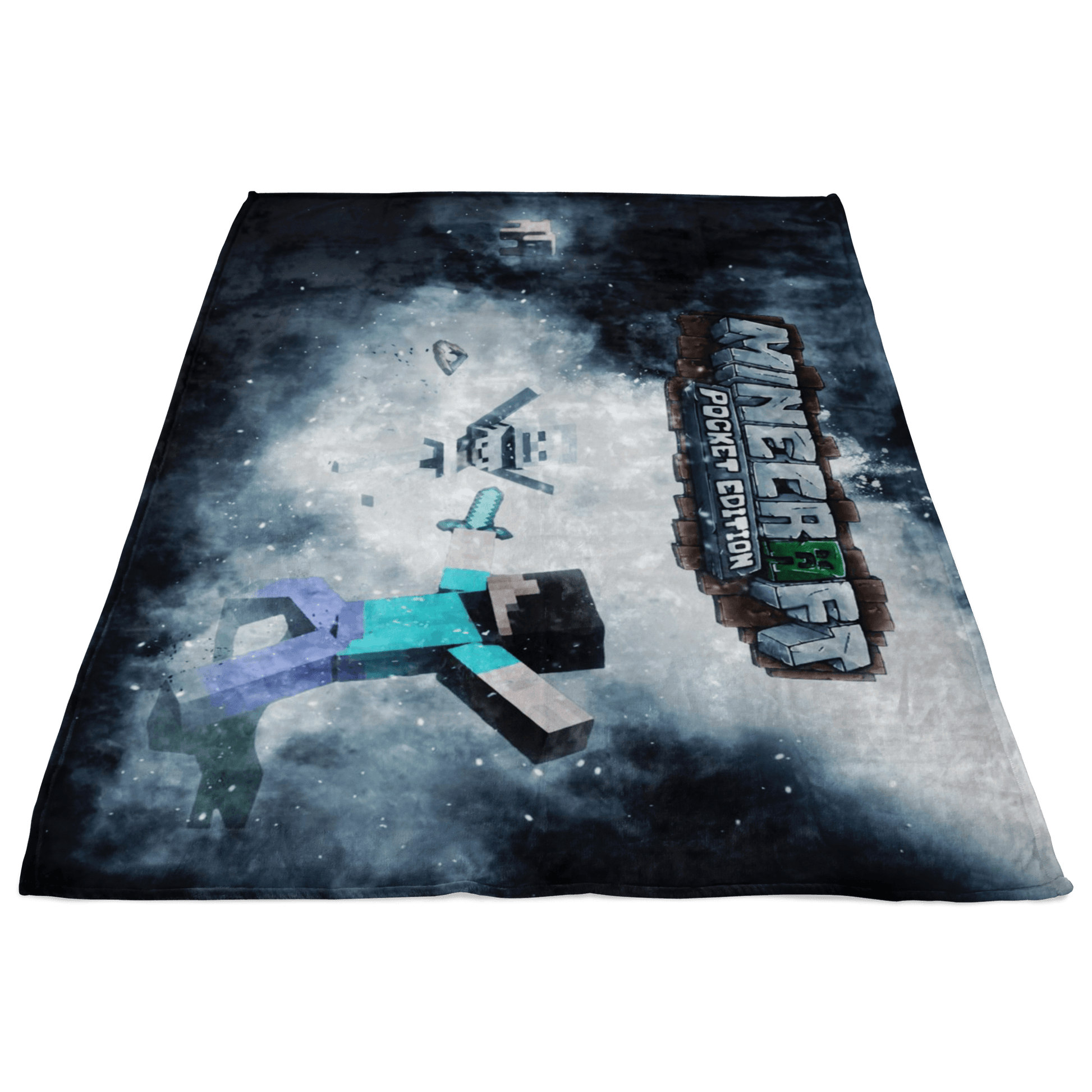 Minecraft Fleece Blanket Rime Black Blanket - Lusy Store