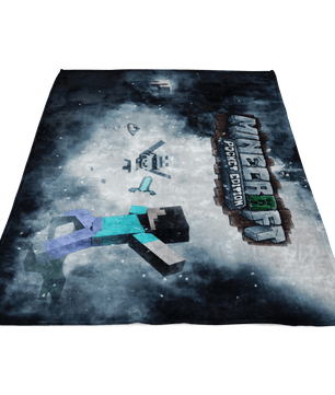 Minecraft Fleece Blanket Rime Black Blanket - Lusy Store