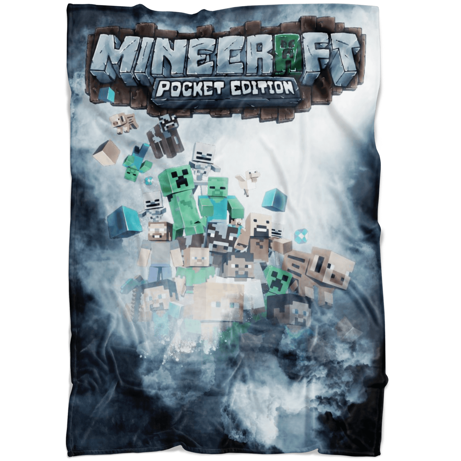Minecraft Fleece Blanket Rime Black Blanket - Lusy Store
