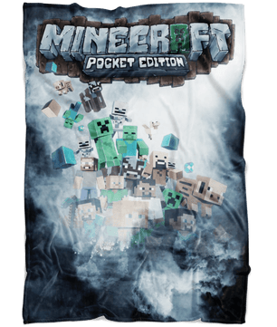 Minecraft Fleece Blanket Rime Black Blanket - Lusy Store