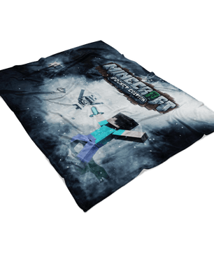Minecraft Fleece Blanket Rime Black Blanket - Lusy Store
