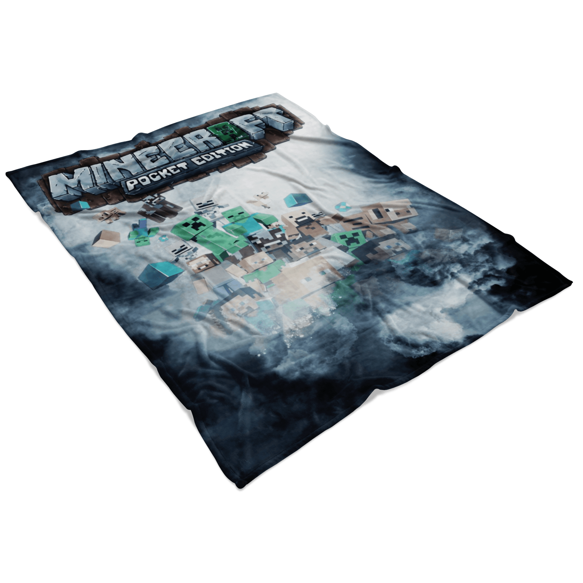 Minecraft Fleece Blanket Rime Black Blanket - Lusy Store
