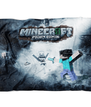 Minecraft Fleece Blanket Rime Black Blanket - Lusy Store