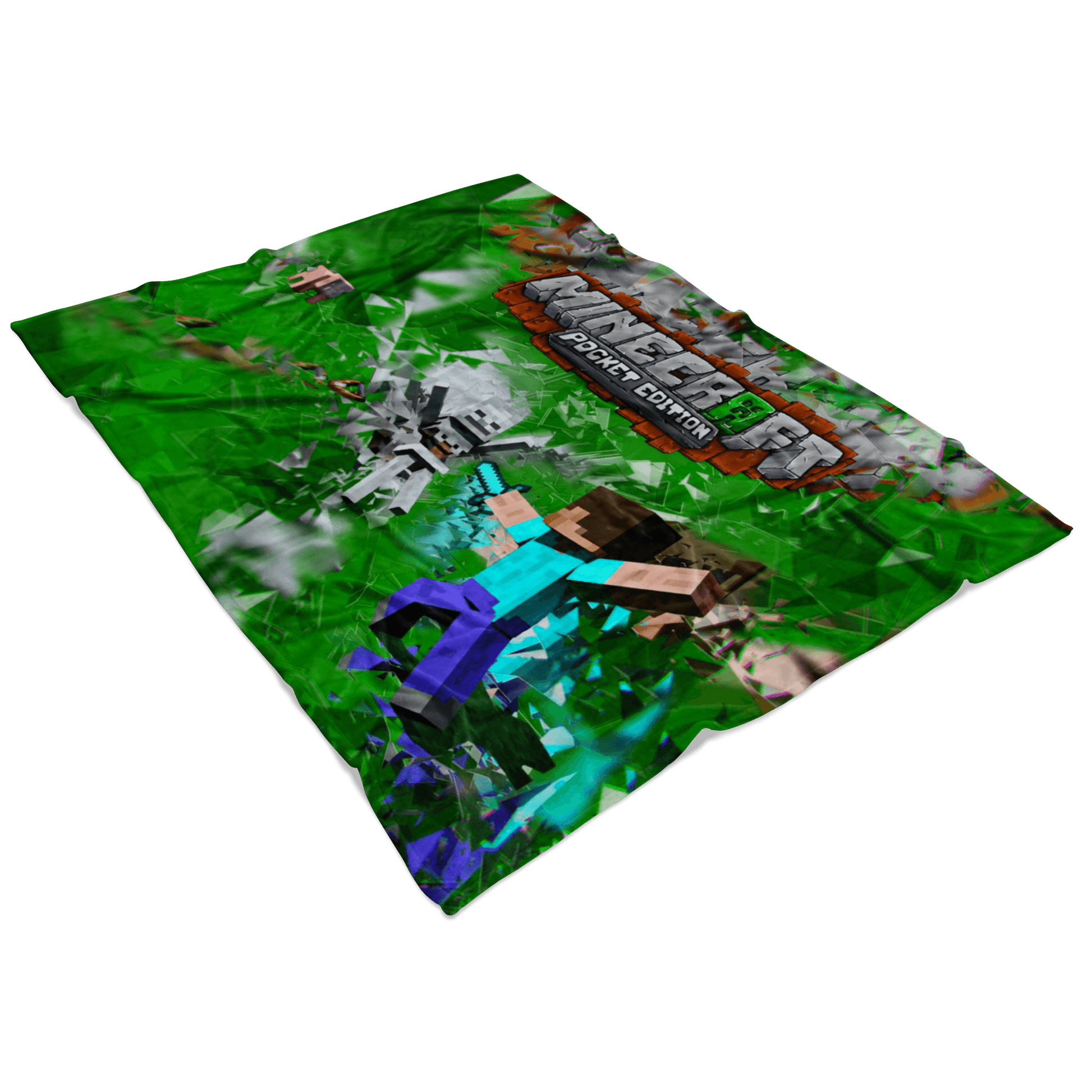 Minecraft Fleece Blanket Seizure Green Blanket - Lusy Store