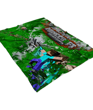 Minecraft Fleece Blanket Seizure Green Blanket - Lusy Store