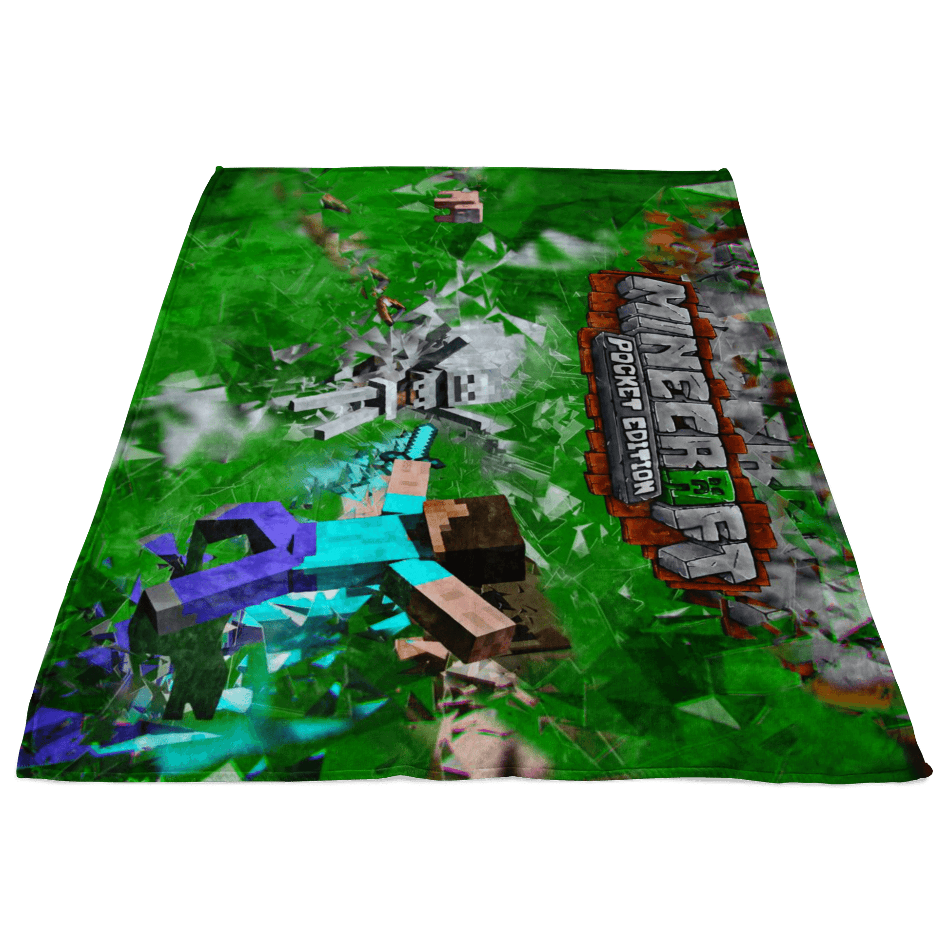 Minecraft Fleece Blanket Seizure Green Blanket - Lusy Store