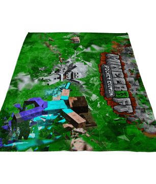 Minecraft Fleece Blanket Seizure Green Blanket - Lusy Store