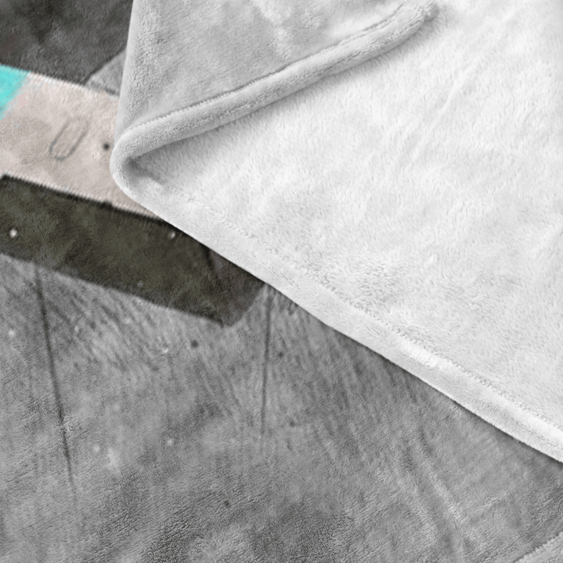 Minecraft Fleece Blanket Sketch Mix Grey Blanket - Lusy Store