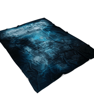 Minecraft Fleece Blanket Smoke Black Blanket - Lusy Store