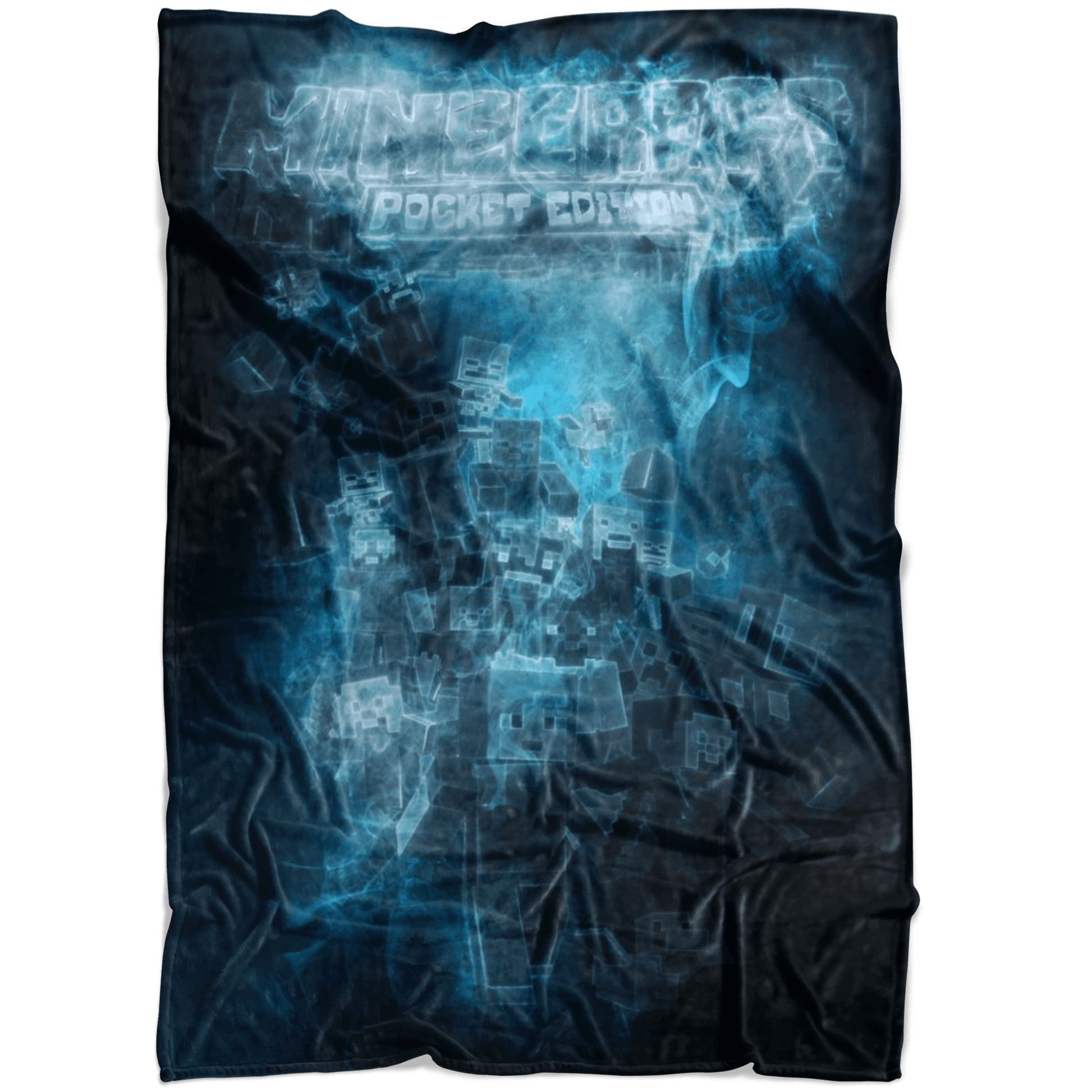 Minecraft Fleece Blanket Smoke Black Blanket - Lusy Store