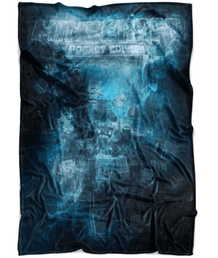 Minecraft Fleece Blanket Smoke Black Blanket - Lusy Store