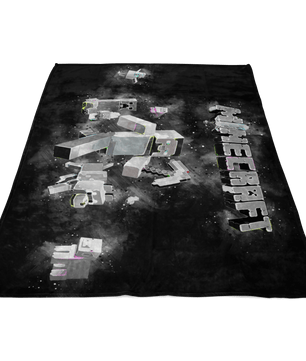 Minecraft Fleece Blanket Steve Abstract Black Blanket - Lusy Store