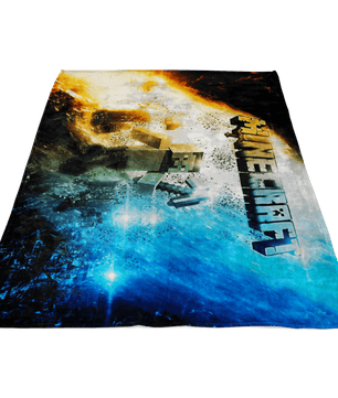Minecraft Fleece Blanket Steve Color Commando Black Blanket - Lusy Store