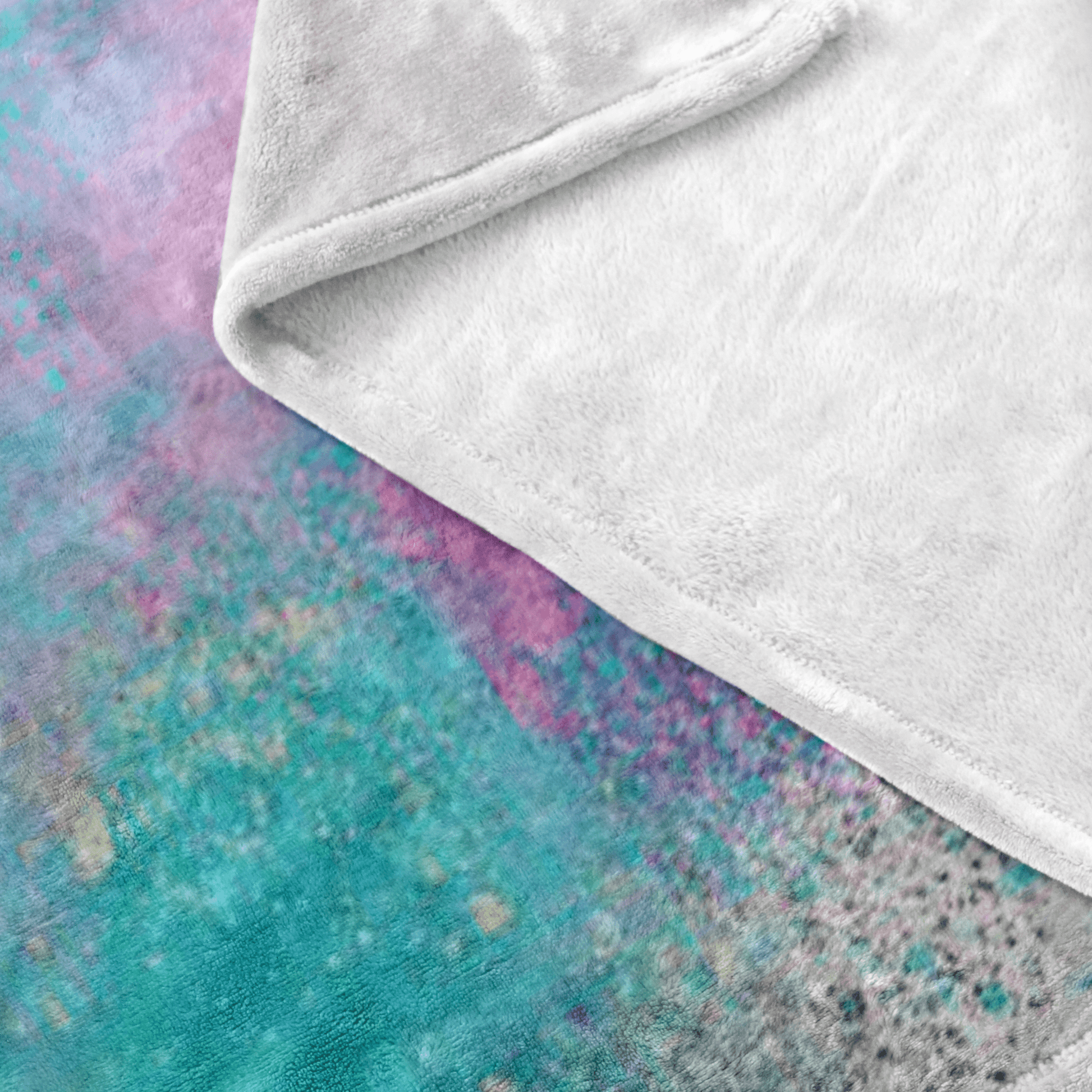 Minecraft Fleece Blanket Steve Color Dust Blue Blanket - Lusy Store