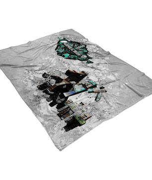 Minecraft Fleece Blanket Steve Diamond Modernity Blanket - Lusy Store