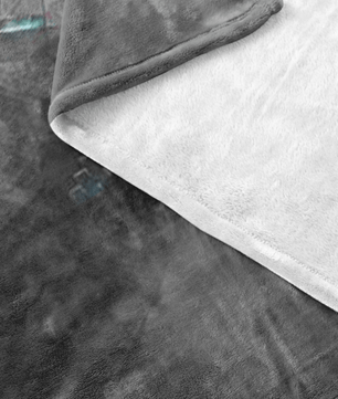 Minecraft Fleece Blanket Steve Diamond Sword Flex Grey Blanket - Lusy Store