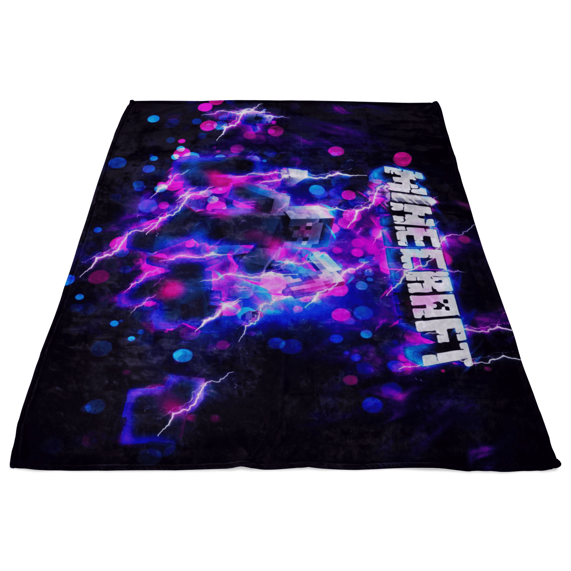 Minecraft Fleece Blanket Steve Energy Black Blanket - Lusy Store