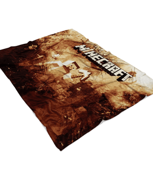 Minecraft Fleece Blanket Steve Fervent Grunge Black Blanket - Lusy Store